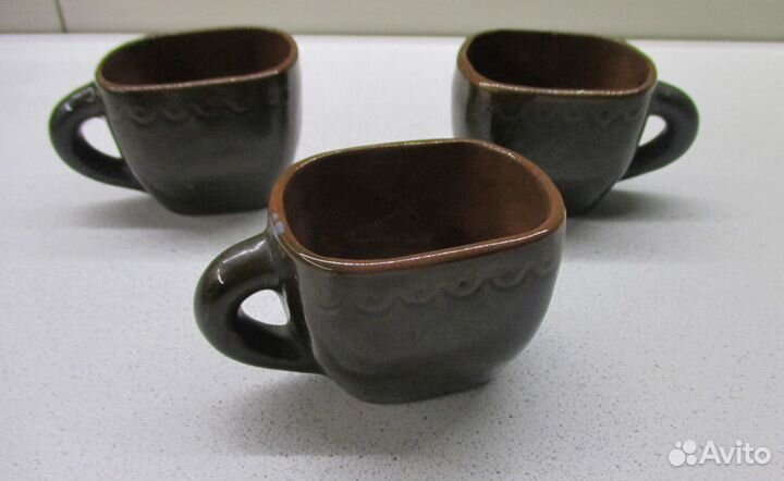 Чашка кофейная старинная Кружка Набор чашек 3 шт