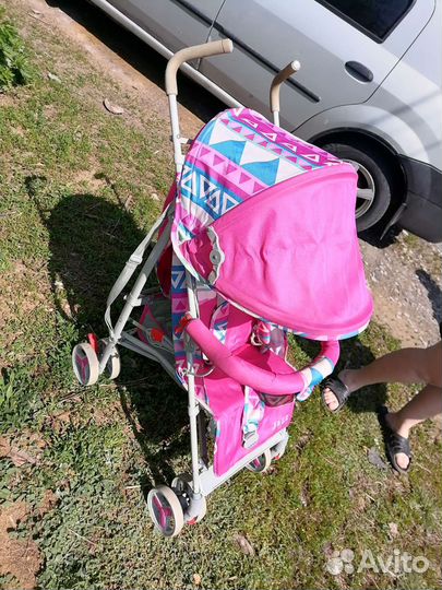 Прогулочная коляска трость бу