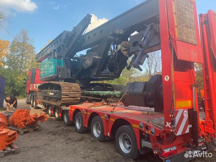 Бурение лидерных скважин, погружение свай