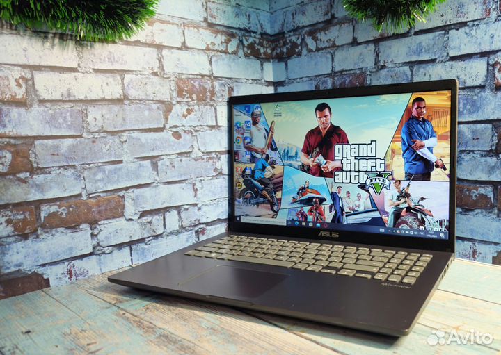 Игровой ноутбук Asus Ryzen 5 8gb ssd mx230 2gb