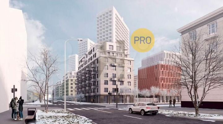 2-к. квартира, 62,5 м², 1/25 эт.