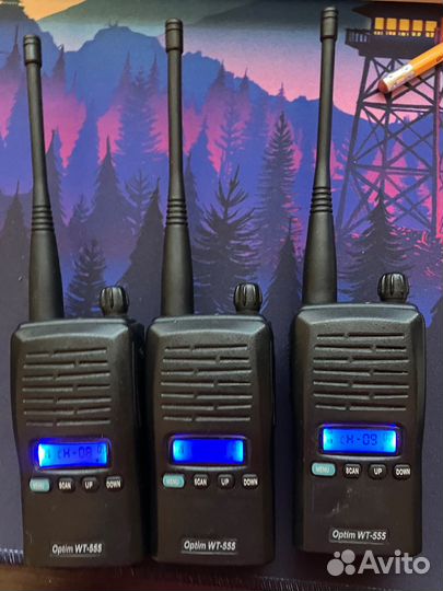 Рации Optim WT-555 3 шт