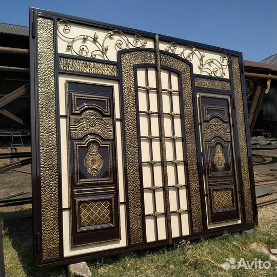 Ворота с калитками и без на заказ Маджалис