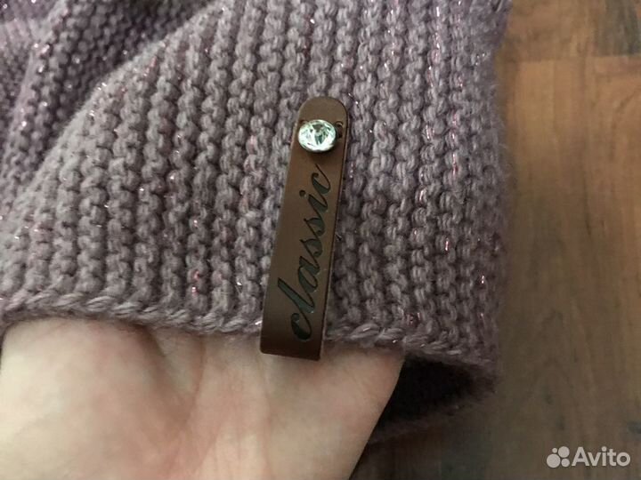 Комплект шапка и снуд женский