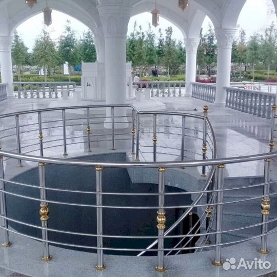 Ограждения, перила лестниц из нержавейки