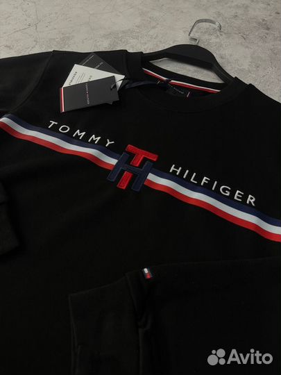 Свитшот Tommy Hilfiger черный люкс