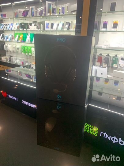 Компьютерная гарнитура Logitech G PRO, черный