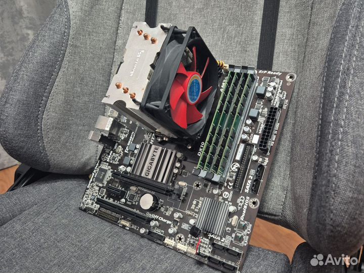 Комплект материнская процессор оперативная память