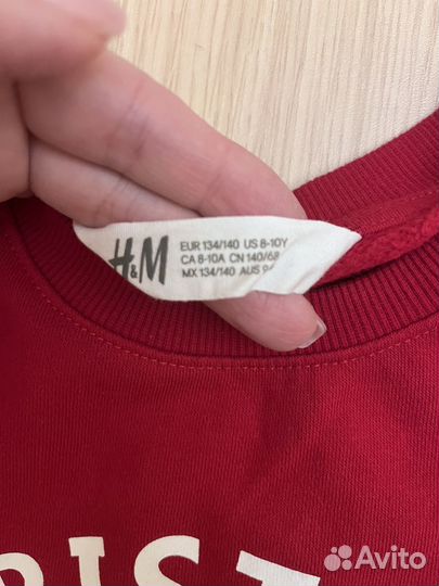 Новогодний Свитшот h&m 8-10