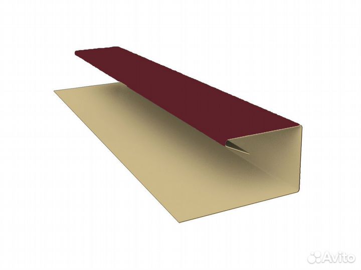 Завершающая планка металлическая для сайдинга