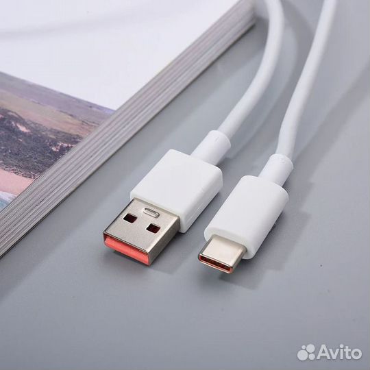 Кабель Xiaomi USB-A USB-C 6A 1m