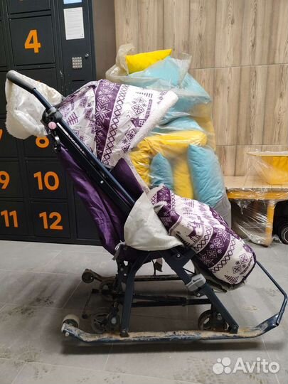 Детские санки коляска Ника