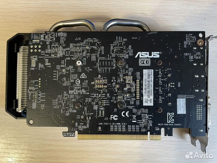 Видеокарта asus rx 460 4 gb