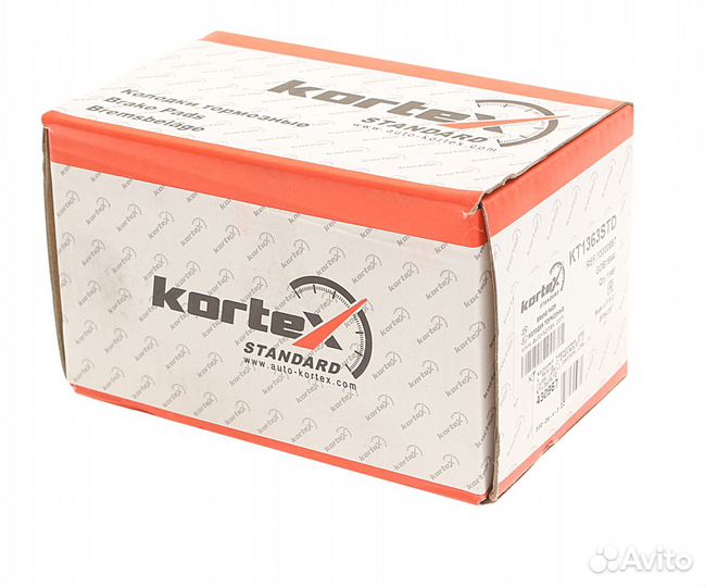 Колодки тормозные opel Astra J chevrolet Cruze (09) задние (4шт.) kortex