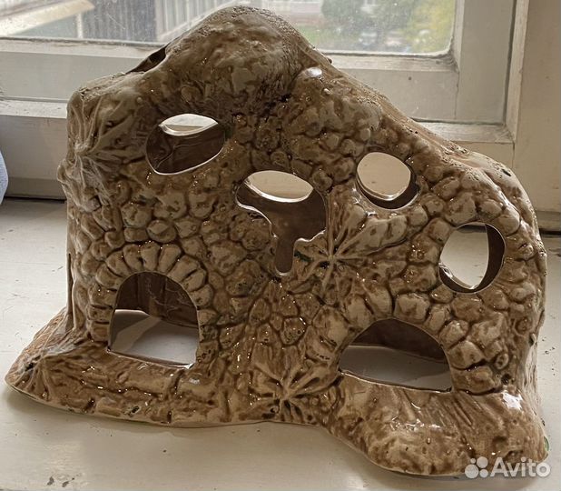 Грот для рыбок аквариума