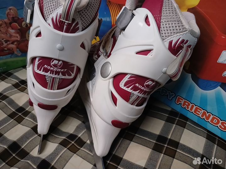 Коньки Nordway Вишня с зубцом 29-33