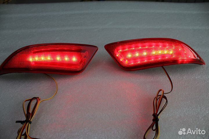 Camry 55 LED Фонари в задний бампер катафоты B8ED3