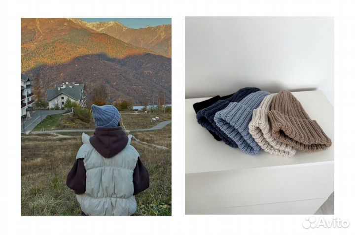 Шапочка с макушкой луковкой в наличии и под заказ