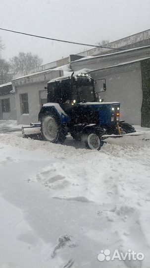 Услуги трактора, уборка территории, чистка снега