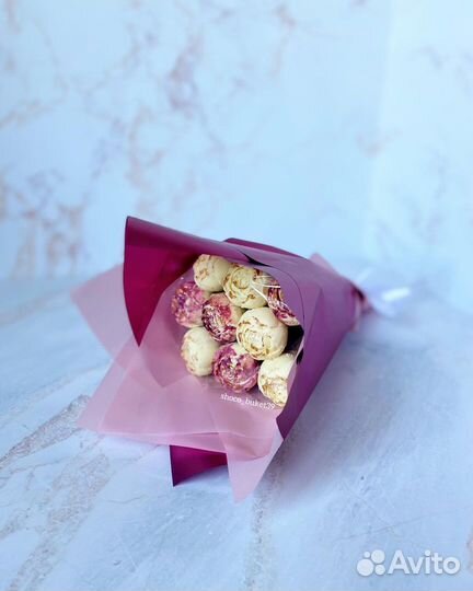 Шоколадные пионы