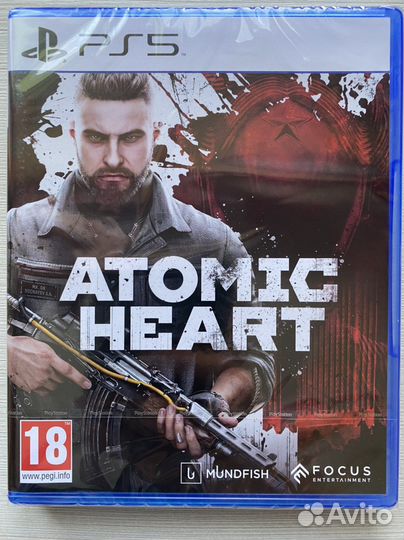 Диск Atomic Heart (Новый) Sony PS4 / PS5