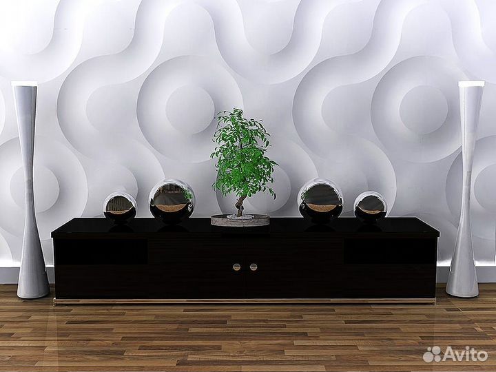 Гипсовая 3D панель Аливия