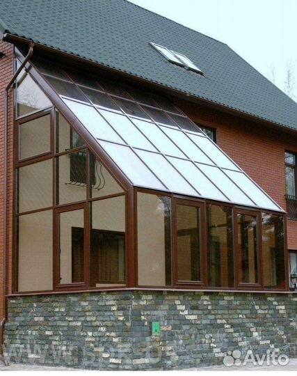 Веранда, терасса, зимний сад остекленная