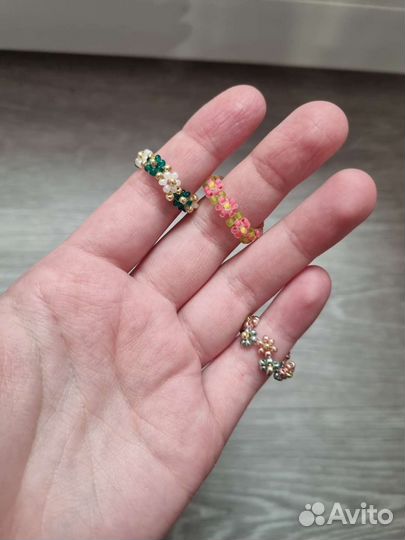 Кольцо из бисера