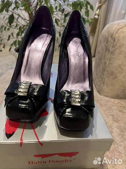 Кожаные туфли 38 размер