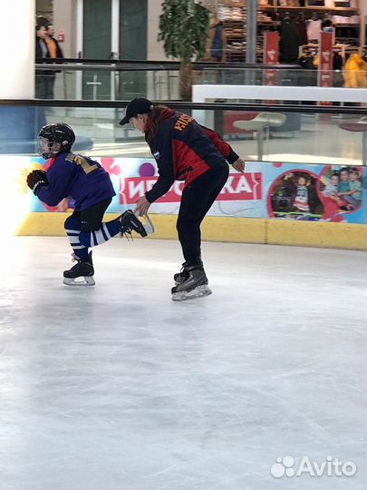 Тренер по хоккею,обучение катанию