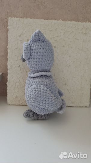 Вязаная игрушка-полярная сова