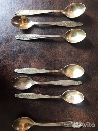 Чайные ложки из мельхиора СССР