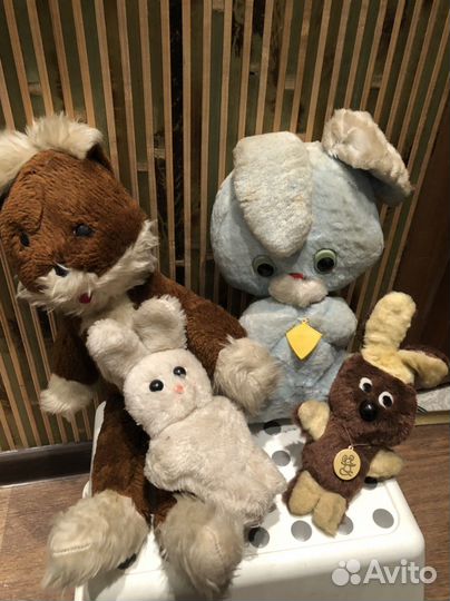 Мягкая игрушка заяц СССР