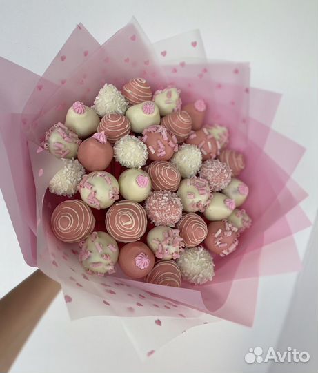 Съедобные букеты, клубника в шоколаде