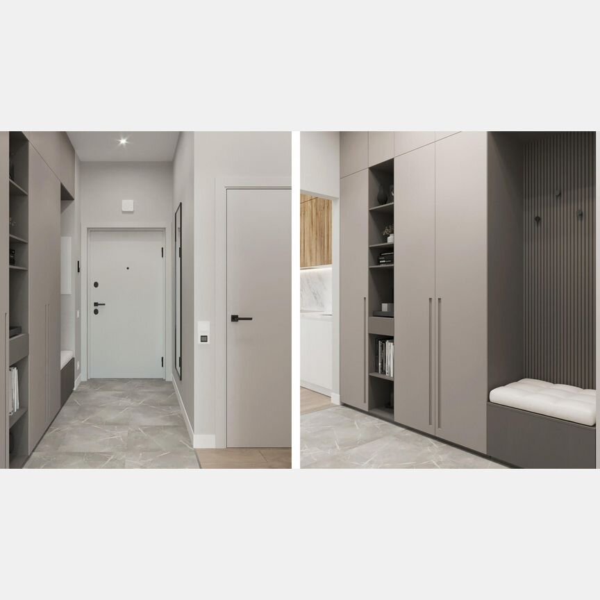 1-к. апартаменты, 54,6 м², 6/10 эт.