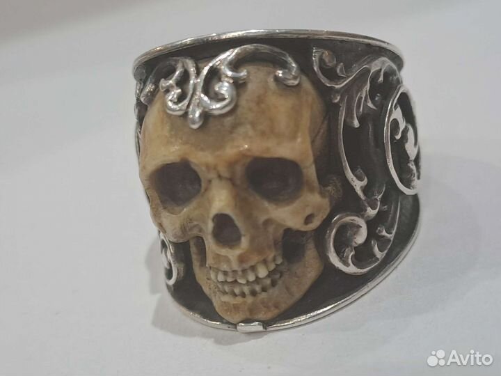 Мужской перстень серебро