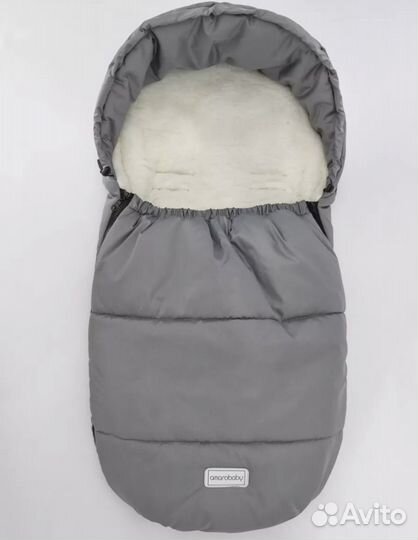 Зимний конверт в коляску + муфты