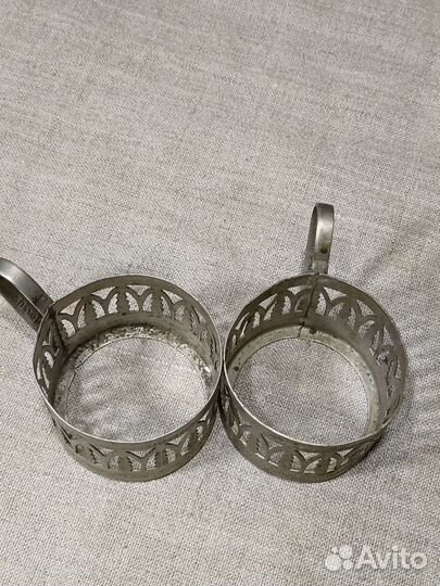 Два подстаканника СССР вместе одним лотом