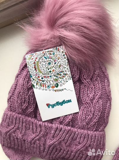 Новая Шапка с манишкой