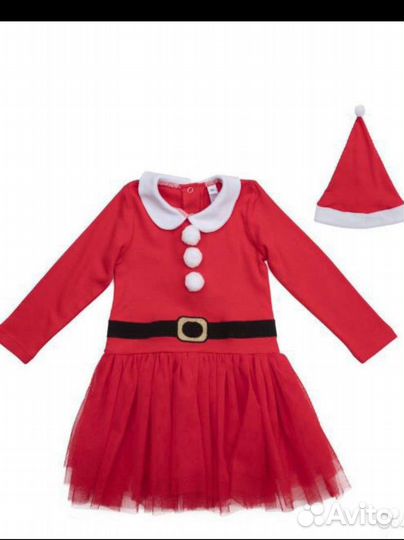 Новогодний костюм для девочки 80 86