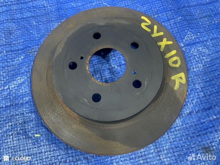 Тормозной диск на toyota C-HR ZYX10 2zrfxe