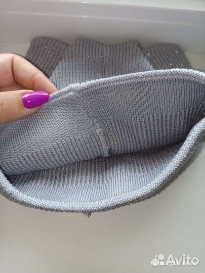 Шапка для девочки весна-осень