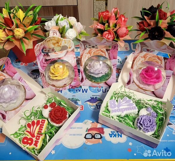 Мыло ручной работы 8 марта