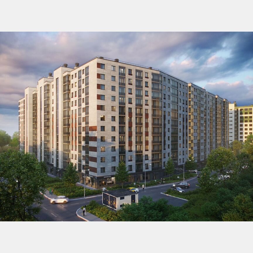 Квартира-студия, 23,6 м², 10/12 эт.
