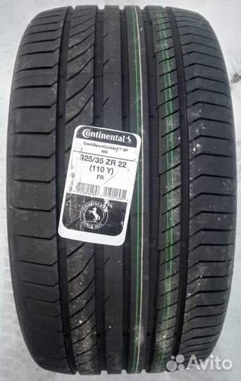 Continental ContiSportContact 5P 285/40 R22 и 325/35 R22 112Y