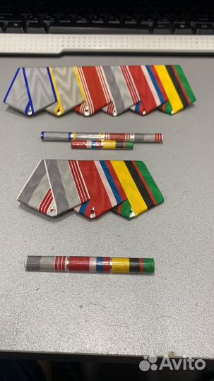 Колодки, знаки ранения, наградные планки