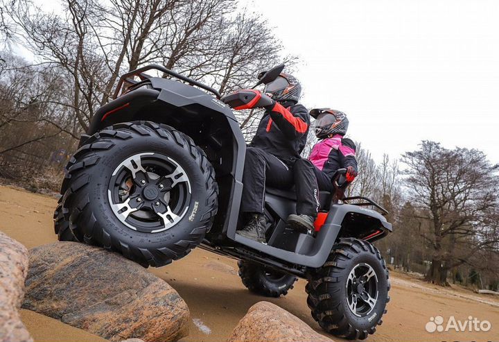 Квадроцикл cfmoto cforce 600 basic красного цвета
