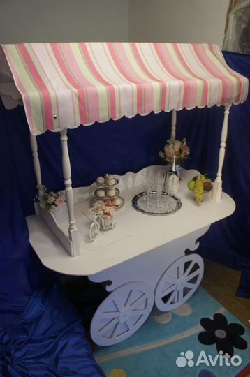 Тележка для сладкой ваты и candy bar