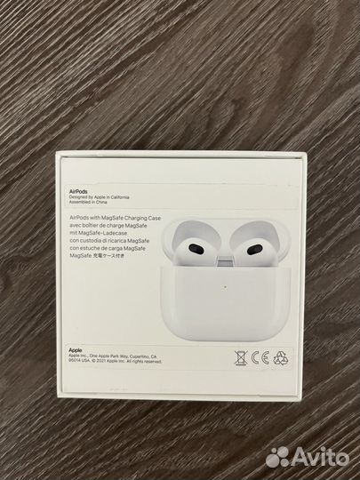 Наушники apple airpods 3 бу