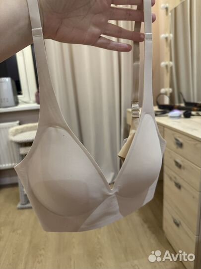 Бюстгальтер без косточек бесшовный новый